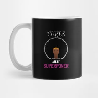 Curls Are My Superpower Mug